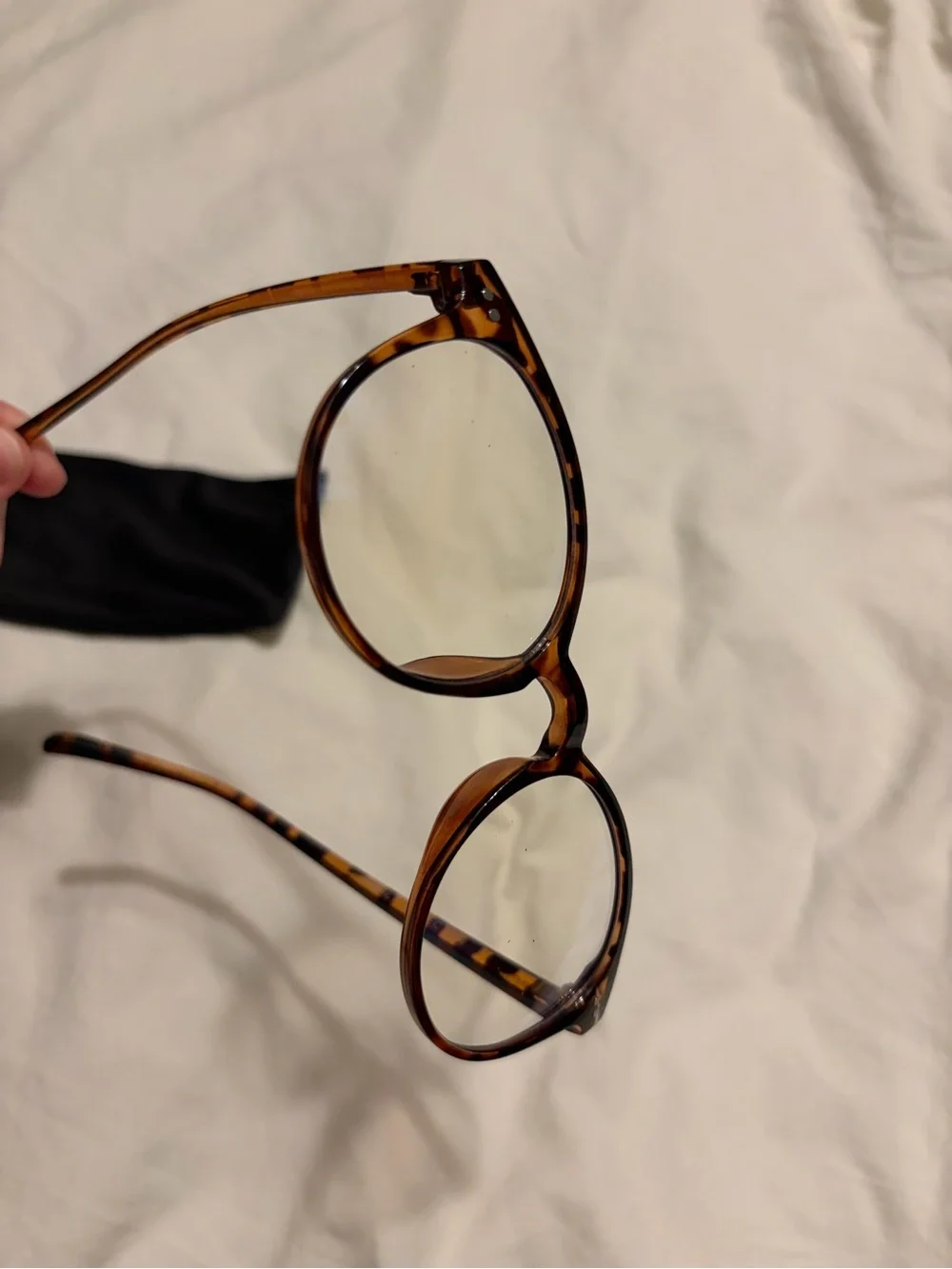 Nectar Blue Light Tortoiseshell Round Glasses Frames